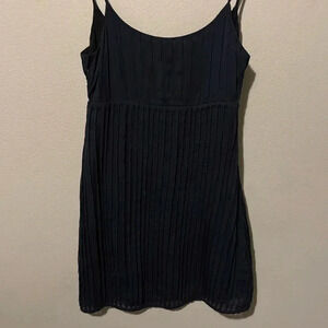 Alice & Olivia 100% Silk Mini Navy Blue Dress Womens XS Prom Homecoming Event